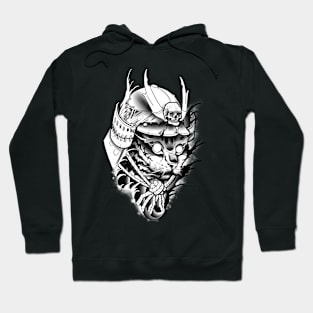 Dark Samurai Cat Hoodie